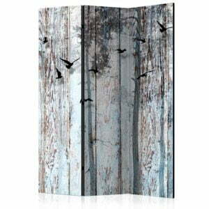 3-teiliges Paravent - Rustic Boards [Room Dividers]