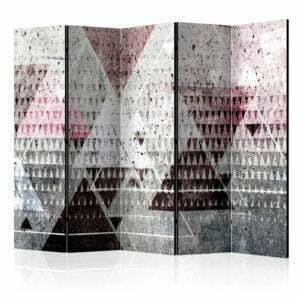 5-teiliges Paravent - Triangles II [Room Dividers]
