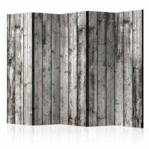 5-teiliges Paravent - Raw Boards II [Room Dividers]