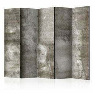 5-teiliges Paravent - Cold Concrete II [Room Dividers]