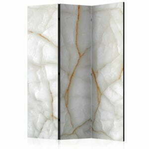 3-teiliges Paravent - White Marble [Room Dividers]