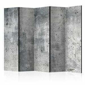 5-teiliges Paravent - Fresh Concrete II [Room Dividers]