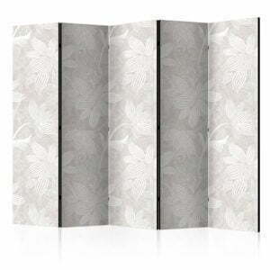 5-teiliges Paravent - Floral Elements II [Room Dividers]