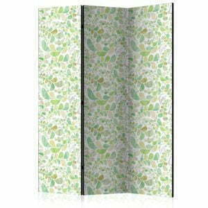 3-teiliges Paravent - Plants Stained Glass [Room Dividers]