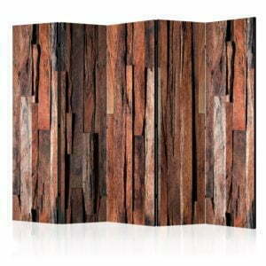 5-teiliges Paravent - Honey Boards II [Room Dividers]