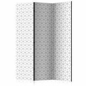 3-teiliges Paravent - Cubes - texture [Room Dividers]