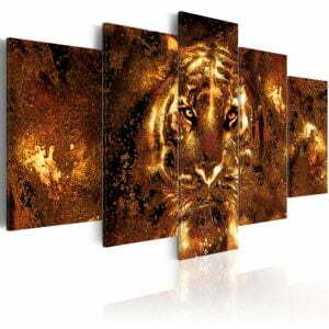 Wandbild - Golden Tiger