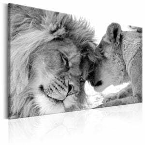 Wandbild - Lion's Love