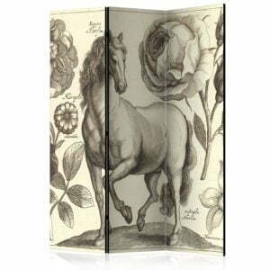 3-teiliges Paravent - Horse [Room Dividers]