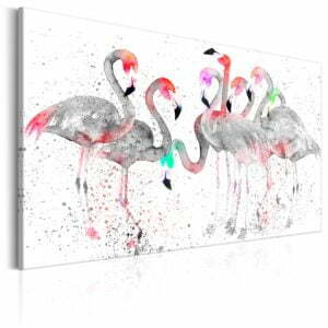 Wandbild - Flamingoes Dance