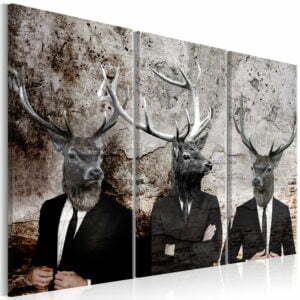 Wandbild - Deer in Suits I
