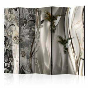 5-teiliges Paravent - Source Crystals II [Room Dividers]