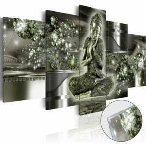 Acrylglasbild - Emerald Buddha [Glass]