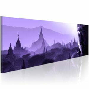 Wandbild - Purple Zen