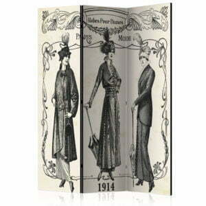 3-teiliges Paravent - Dress 1914 [Room Dividers]