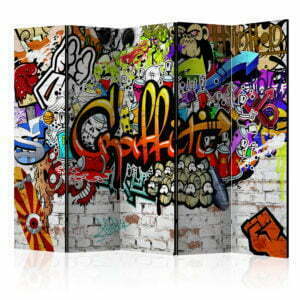 5-teiliges Paravent - Colourful Style [Room Dividers]