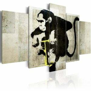 Wandbild - Monkey TNT Detonator (Banksy)