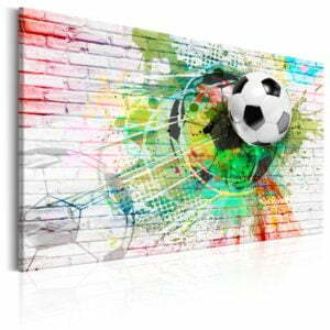 Wandbild - Colourful Sport (Football)