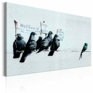 Wandbild - Protesting Birds by Banksy