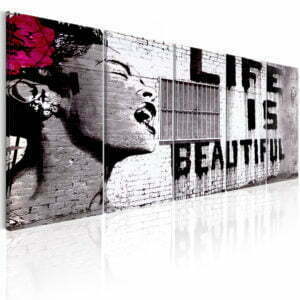 Wandbild - Banksy: Life is Beautiful
