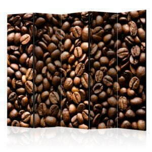 5-teiliges Paravent - Roasted coffee beans II [Room Dividers]