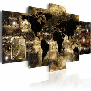 Wandbild - Continents of bronze