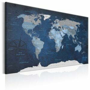 Wandbild - Dark Blue World