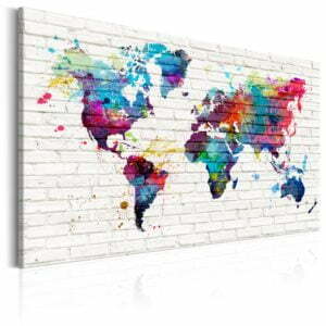 Wandbild - Modern Style: Walls of the World