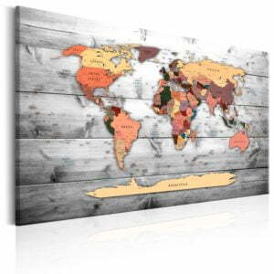 Wandbild - World Map: New Directions