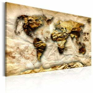 Wandbild - Map: Leonardo da Vinci inspiration