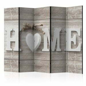5-teiliges Paravent - Room divider - Home and heart