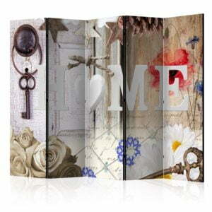 5-teiliges Paravent - Home: Enchanting Memories [Room Dividers]