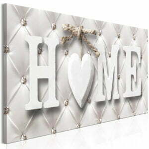 Wandbild - Quilted Home (1 Part) Narrow