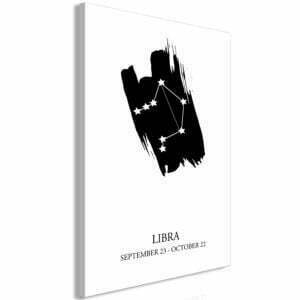 Wandbild - Zodiac Signs: Libra (1 Part) Vertical