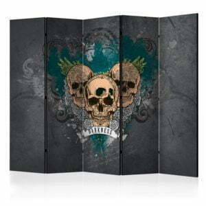 5-teiliges Paravent - Darkness II II [Room Dividers]
