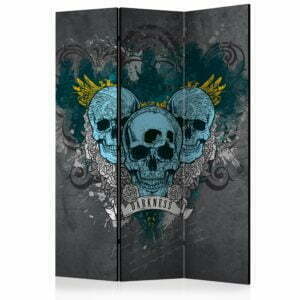 3-teiliges Paravent - Darkness III [Room Dividers]