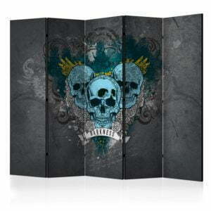 5-teiliges Paravent - Darkness III II [Room Dividers]