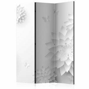 3-teiliges Paravent - Oriental Flowers [Room Dividers]