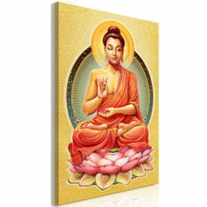Wandbild - Peace of Buddha (1 Part) Vertical