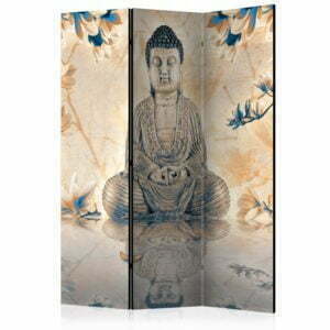 3-teiliges Paravent - Buddha of Prosperity [Room Dividers]