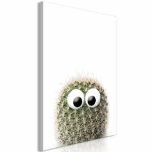Wandbild - Cactus With Eyes (1 Part) Vertical