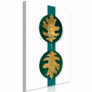 Wandbild - Green Wealth (1 Part) Vertical