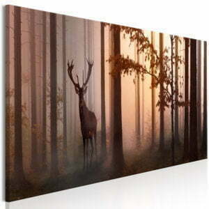 Wandbild - Morning (1 Part) Narrow Brown