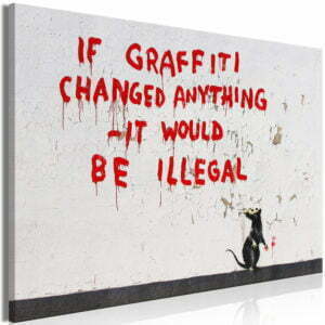 Wandbild - Quotes Graffiti (1 Part) Wide