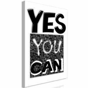 Wandbild - Yes You Can (1 Part) Vertical