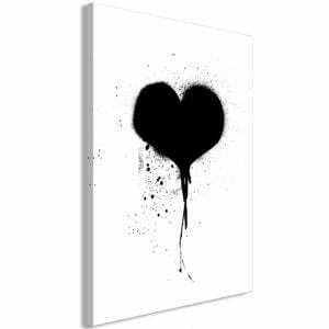Wandbild - Destroyed Heart (1 Part) Vertical