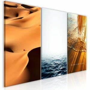 Wandbild - Sand and Water (3 Parts)