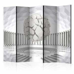 5-teiliges Paravent - Hidden Geometry II [Room Dividers]
