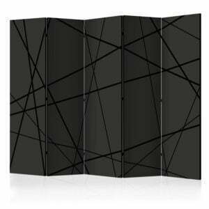 5-teiliges Paravent - Dark Intersection II [Room Dividers]