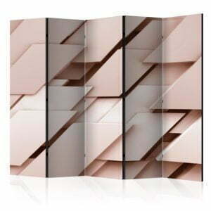 5-teiliges Paravent - Think Pink II [Room Dividers]
